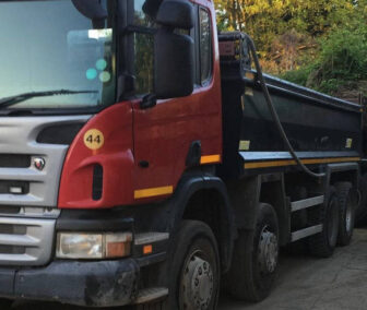 Used 2010 Scania Tipper Truck for Export to Botswana: Reliable & Efficient UK-Sourced Solution for Mining Industry.