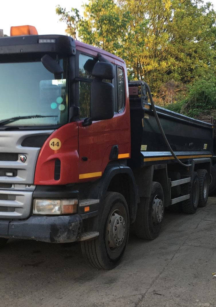 Used 2010 Scania Tipper Truck for Export to Botswana: Reliable & Efficient UK-Sourced Solution for Mining Industry.