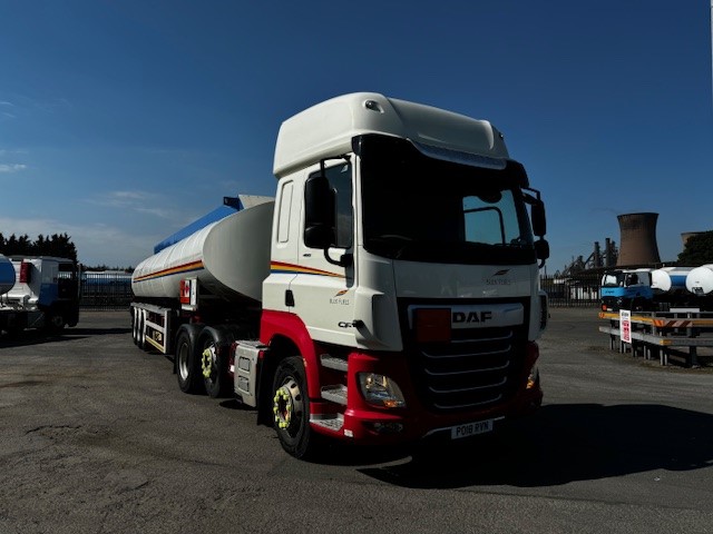 2018 DAF CF 480 6X2 ADR with 2017 Lakeland fuel tanker trailer