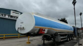 Used 2016 COBO fuel tanker trailer with 6 compartments for fuel transportation.