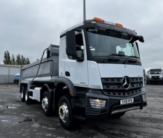 Used Mercedes Arocs 3240 2018 Steel Tipper Truck | UK Export to South Africa by Clugston International