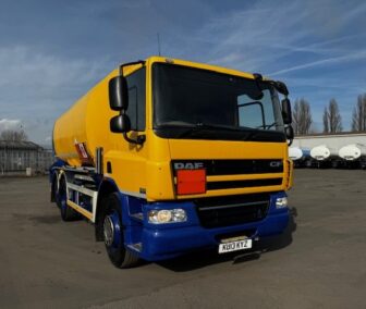 Used 2013 DAF CF Fuel Tanker from Clugston International | UK Truck Export to Africa | Reliable & Efficient Fuel Transport Solution