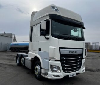 Used 2014 DAF XF460 FTG 6x2 Tractor Unit for Export to Africa: Reliable & Efficient UK-Sourced Solution for Heavy Haulage.
