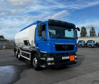 Used 2013 MAN 340 Fuel Tanker for Export to South Africa: Reliable & Efficient UK-Sourced Solution for Fuel Transportation.