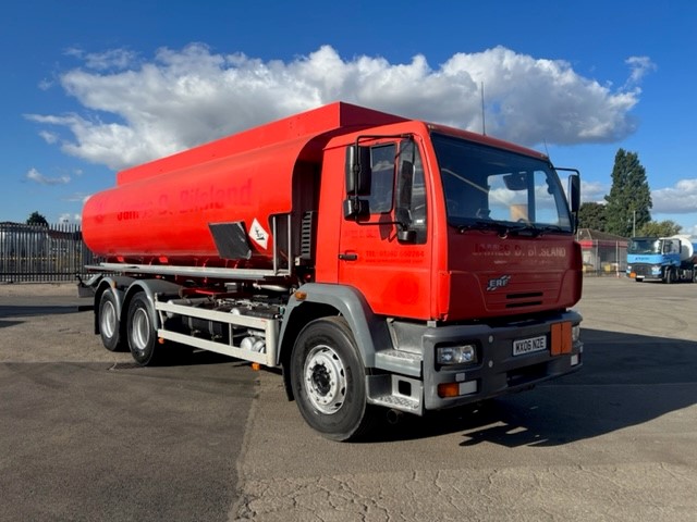 Used ERF 6x4 Fuel Tanker for Export to Nigeria: Durable & Efficient UK-Sourced Solution for Nigerian Fuel Distribution.