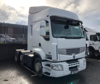 Used Renault DXI Premium 2011 Truck for Sale: UK-Sourced, Reliable & Efficient Heavy-Duty Vehicle for Export to Africa.