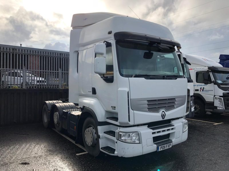 Used Renault DXI Premium 2011 Truck for Sale: UK-Sourced, Reliable & Efficient Heavy-Duty Vehicle for Export to Africa.