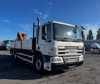2008 DAF CF 6X2 dropside for sale from the UK, worldwide shipping.