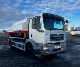 2010 MAN TGM 18.240 fuel tanker for sale, worldwide shipping.