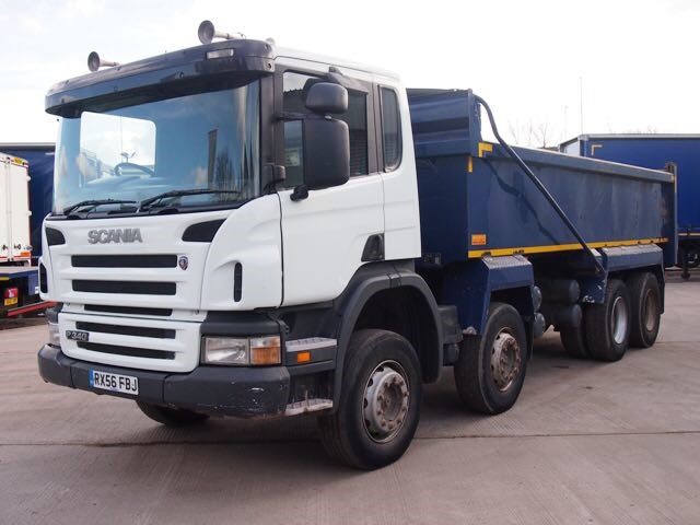 Scania P340 Tipper 2006 for sale from the UK, worldwide shipping.