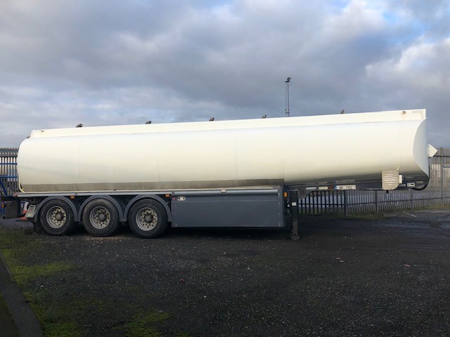 White Tanker Trailer