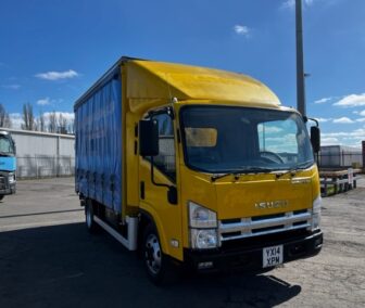 2014 ISUZU N75.190 Curtain side for sale, worldwide export.