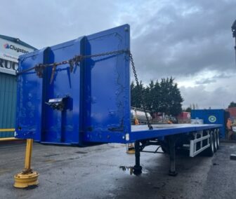 Used M&G Extender Steel Trailer | UK Export to Tanzania by Clugston International