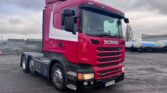 2018 Scania R450 6x2 mid-lift tractor unit, Euro 6 with tipping hydraulics. 2 units available - Call or WhatsApp Paul on: +44 7712 674458 for export pricing. UK stock with worldwide shipping available.