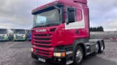 2018 Scania R450 6x2 mid-lift tractor unit, Euro 6 with tipping hydraulics. 2 units available - Call or WhatsApp Paul on: +44 7712 674458 for export pricing. UK stock with worldwide shipping available.