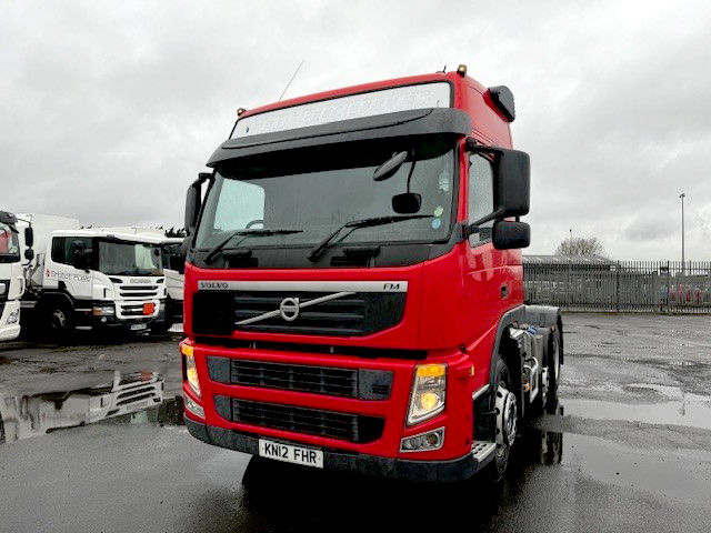 Red volvo fm tractor unit, ranked #6 in malta's top trucks guide, ideal for distribution and mixed operations