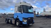 2016 Renault T480 6x2 tractor unit with 635k km. Euro 6, automatic transmission, long MOT. 13L engine, full comfort spec. Available for worldwide shipping from the UK. For further details, call or WhatsApp Paul on +44 7712 674458.