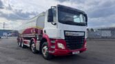 For Sale: 2018 DAF CF410 8x4 fuel tanker truck with 25,000L capacity, 5 compartments, Euro 6, 349K km & RHD. Worldwide shipping available. Call or WhatsApp Paul on: +44 7712 674458