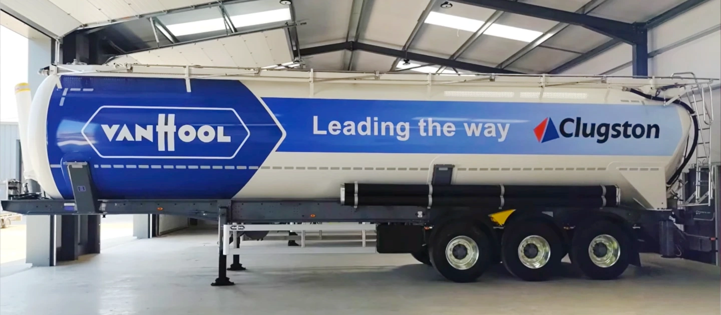 UK's First VanHool-IV 60m³ Tipping Silo with Friction Stir Welding Technology