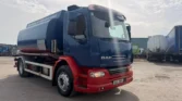 2011 DAF LF55.220 4x2 fuel tanker with 13,000 litre stainless steel barrel, CU61 ABX, available for worldwide export from Clugston International.