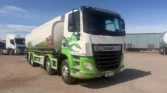 2019 DAF CF430 8x2 fuel tanker with 25,000 litre aluminium barrel and Emco Wheaton metering, PN68 XXD, available for worldwide export from Clugston International.
